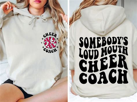 Somebody S Loud Mouth Cheer Coach Svg Png Cheer Mom Cheer Coach Wavy