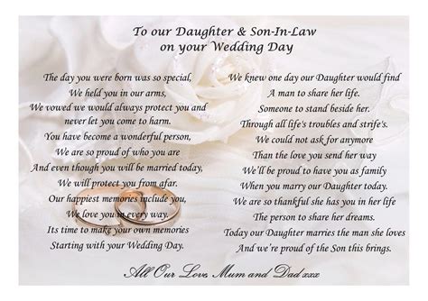 Examples Of A Blessing To Daughter On Her Wedding Day