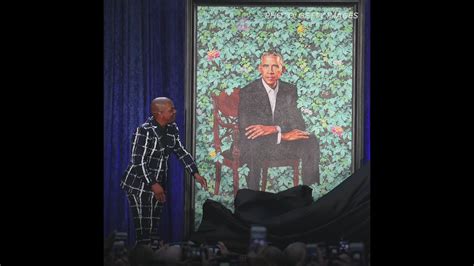 Barack And Michelle Obama Portraits Unveiled At National Portrait
