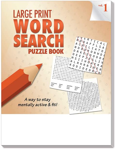 Large Print Word Search Puzzle Books 25 Pack Volume 1 — Zoco Products