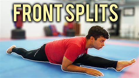 intense front split stretching routine youtube