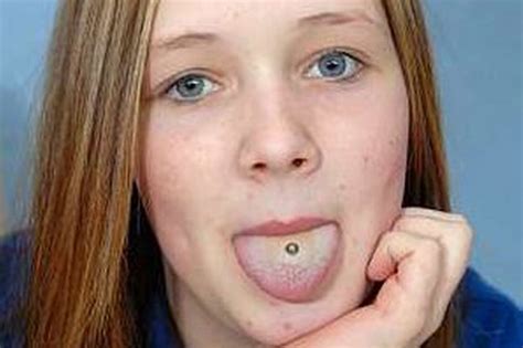 Tongue Pierce Teenager Sent Home From School Manchester Evening News