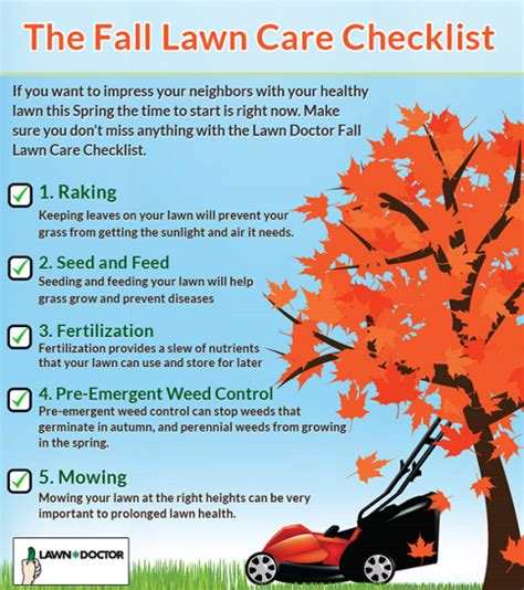 Fall Lawn Care Checklist Fall Lawn Care Fall Lawn Lawn Care Checklist
