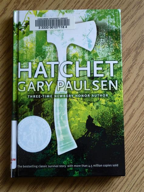 hatchet book 1999 [concordia library] hatchet book concordia hatchet gary paulsen