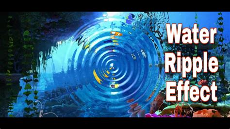 Water Ripple Effect Using Html Css And Java Script Youtube