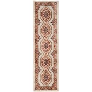 Safavieh Bijar Ivory Rust Ft X Ft Border Area Rug Bij A The