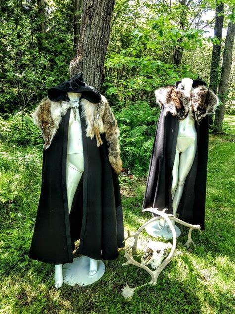 Fur Pelt Fur Cloak Viking Game Of Thrones Fur Capelet Etsy