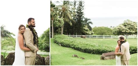 Tropical Elopement At Kualoa Ranch Jessica James