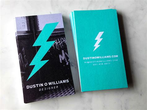 Personal Brand Business Cards By Dustin Williams On Dribbble