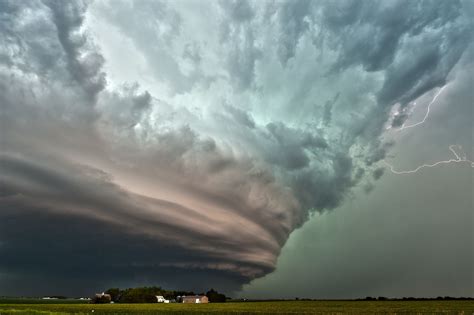West Point Nebraska 2 Stationary Supercell With Incredible Structure