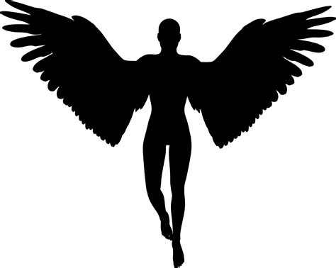 Free Angel Silhouette Tattoos Download Free Angel Silhouette Tattoos Png Images Free ClipArts