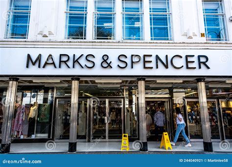 Marks and Spencer Department Store Entrance Editorial Photo - Image of