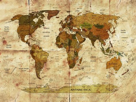 World Map D World Map Weltkarte Peta Dunia Mapa Del Mundo Earth Map