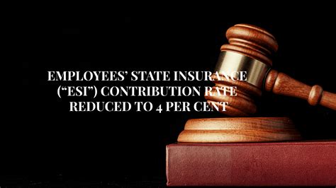 Federal employees group life insurance so for example, if your annual salary is $48,108, your insurance would first be rounded to $49,000, then. Employees' State Insurance ("ESI") Contribution Rate Reduced To 4 Per Cent - Parinam Law Associates