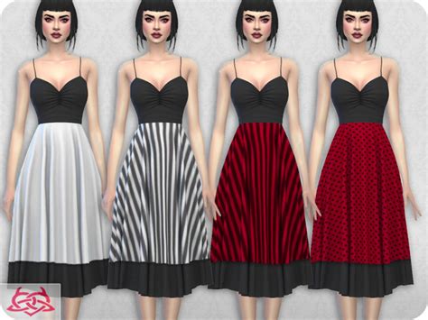Claudia Dress Recolor 12 By Colores Urbanos Sims 4 Female Clothes