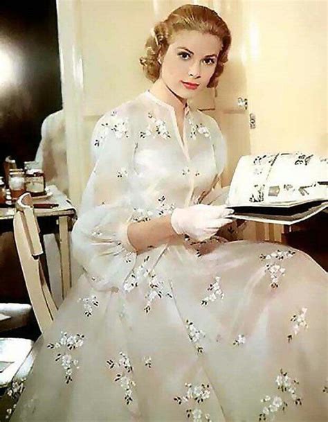 Grace Kelly On The Set Of High Society C Her Costumes Were Designed By Helen Rose Who