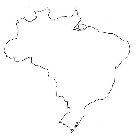 Brasil Mapa Para Colorear Imagui Images