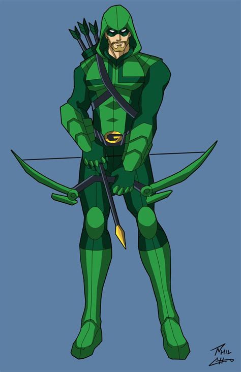 Green Arrow By Phil Cho On Deviantart Personajes De Dc Comics Comics