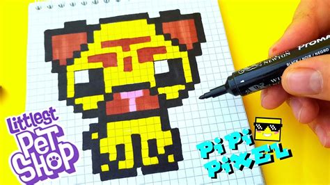 Pixel Art Dog Kawaii