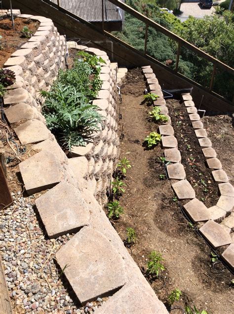 Tiered Retaining Wall Perfect For Plantings Even Vegetables