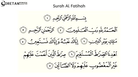 Surat Al Fatihah Arab Latin Dan Arti Terjemahan Indonesia Lafalquran Com IMAGESEE