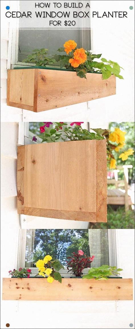 › diy window planter box ideas. Learn How To Build A Cedar Window Box Planter For Less ...