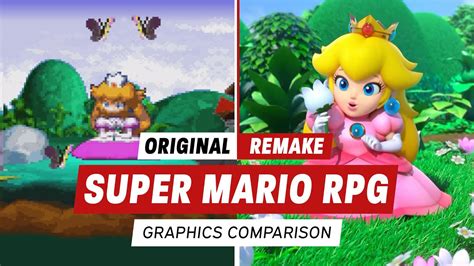 Super Mario RPG Remake Vs Original Graphics Comparison 1996 Vs 2023