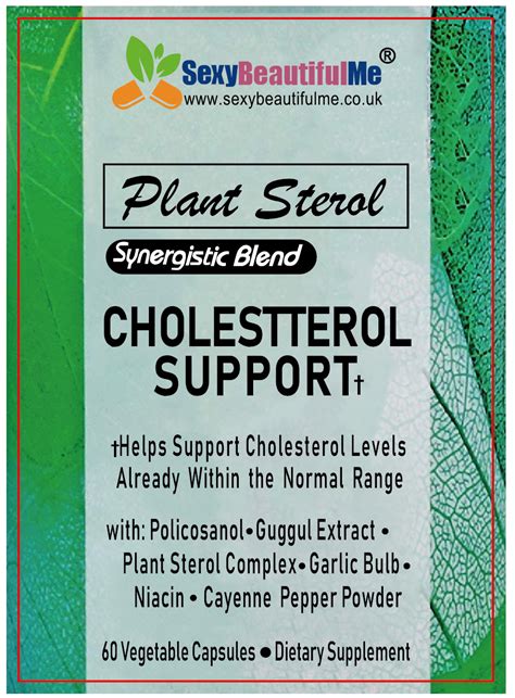 Plant Sterols 400mg Proven High Cholesterol 95phytosterol And