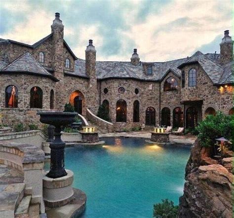 Stone Luxury Mansion And Custom Pool Make For A Dynamic Duo Arie Abekasis