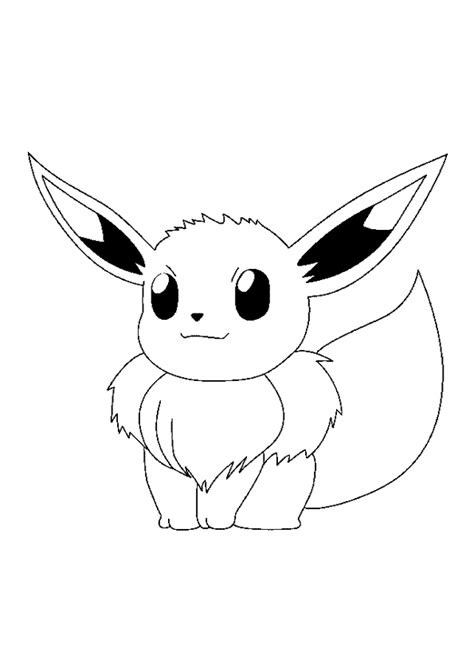 Si tu es fan du manga pokemon, alors nous avons trois belles surprises pour toi. Coloriage Pokémon Evoli