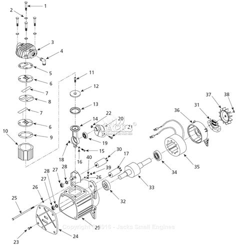 Campbell Hausfeld Hm Av Parts Diagram For Pump Parts