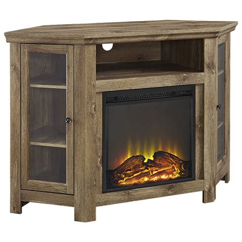 Ships free orders over $39. Loon Peak Pueblo Corner TV Stand with Electric Fireplace ...