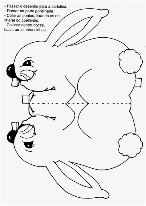 Desenhos Para Colorir E Imprimir Moldes Coelhos PÁscoa Para Colorir