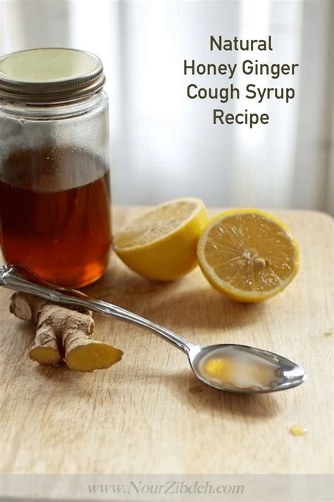 Natural Honey Ginger Cough Syrup Recipe Nour Zibdeh