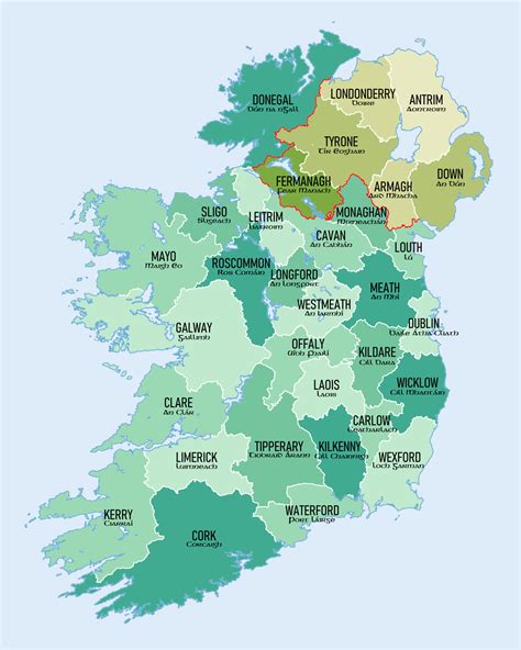Grafschaften Von Irland Counties Of Ireland Qazwiki