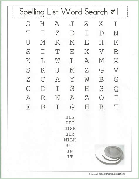 Word Search Worksheets