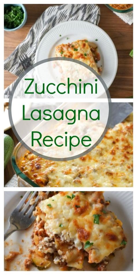 Zucchini Lasagna Recipe Healthy Ideas For Kids