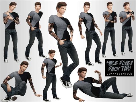 Male Poses Pack 2 Sims4file