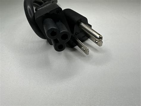 2 Ft Us Standard 3 Prong Power Cable Cord Ac Power Adapter 18 Awg Ebay