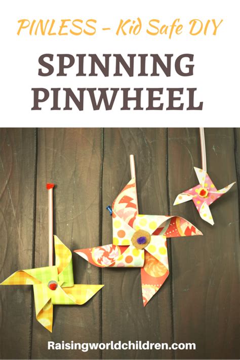 How To Make A Pin Less Paper Pinwheel That Spins Pinwheels Paper