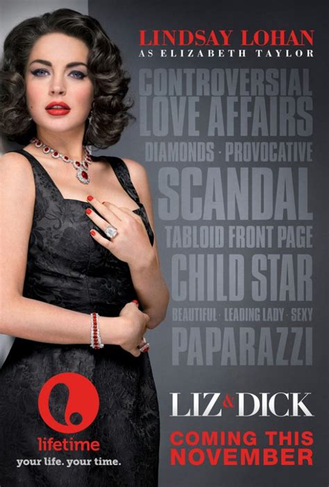 Liz And Dick Primo Poster Ufficiale Con Lindsay Lohan