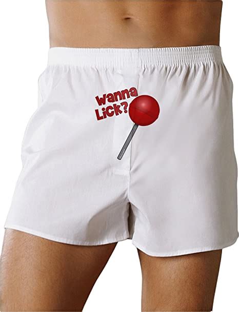 Tooloud Wanna Lick Lollipop Front Print Boxers Shorts At Amazon Mens
