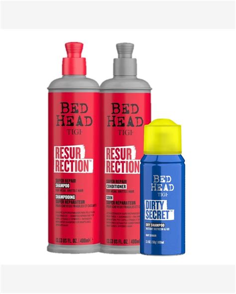 Riachuelo Kit TIGI Bed Head Resurrection Dirty Secret Dry Home Care