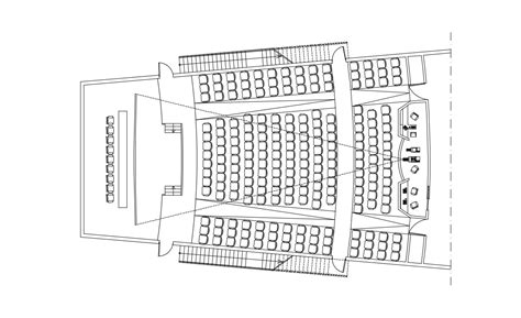Auditorium Plan Cad Drawing Download Cadbull