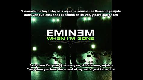 Eminem When im gone Lyrics Español Ingles YouTube