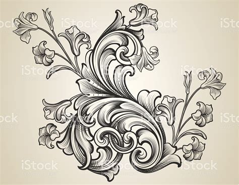 Designed By A Hand Engraver Intricate Engraved Scrollwork And Flower