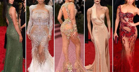 The Sexiest Met Gala Red Carpet Ever J Lo Kim And Beyonce Lead Stars