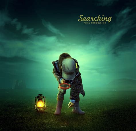 Searching - Photo Manipulation Light Effects in Photoshop CC