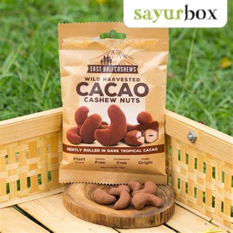 Jual East Bali Cashew Dark Cacao Cashew Nuts 35 Gram Sayurbox JKT Di