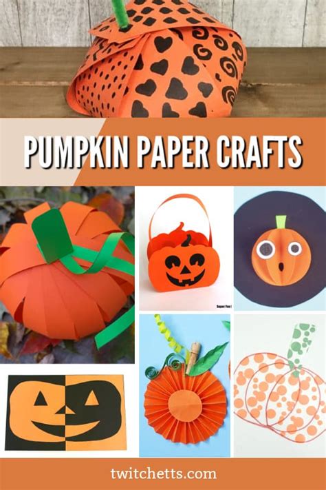 10 Easy Pumpkin Construction Paper Crafts For Kids To Make